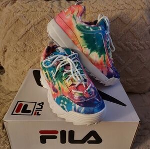 FILA Disruptor II Tie Dye Size 9